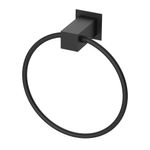 Porta-Toalha-Argola-4500-Bk220-Bella-Preto-Fosco-Fani