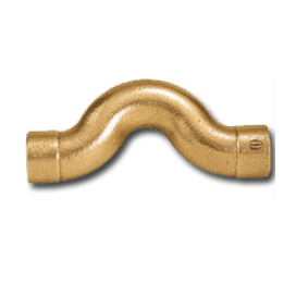 Curva Transposição  de Cobre  22mm sem Anel Eluma