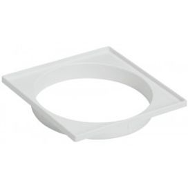 Porta Grelha N13 Quadrada 100mm Amanco Cinza
