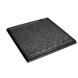 Tampão Simples Ferro com Caixilho 30x30cm GDA
