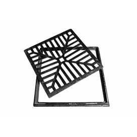 Ralo Côncavo Ferro com Caixilho 30x30cm GDA