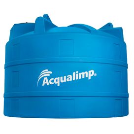 Tanque 5000L com Tampa de Rosca Azul Acqualimp