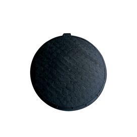 Tampão com Aro 65cm Redondo Preto Odem