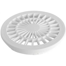 Porta Grelha Redondo 100mm Branco Plastilit