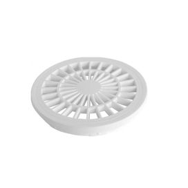 Porta Grelha Grelha Redondo 150mm Branco Plastilit