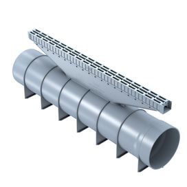 Canal com Grelha PP 30x500x195mm Ucan Cinza Odem