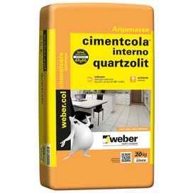 Argamassa Webercol Interna Ac1 20Kg Cinza Quartzolit