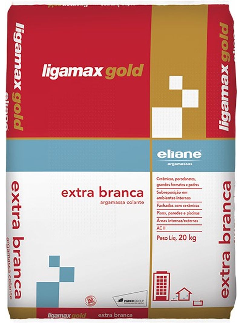 Argamassa-ACII-Ligamax-Extra-20Kg-Eliane-Branca