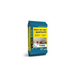 Argamassa Bloco de Vidro 20kg Branca Quartzolit