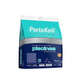Rejunte Epóxi Piscina 1Kg Portokoll Azul Celeste