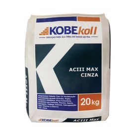 Argamassa ACIII Max Grandes Formatos 20Kg Kobekoll  Cinza