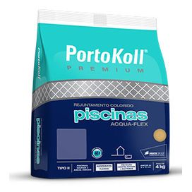 Rejunte Flexível Acqua 4Kg Azul Royal Portokoll