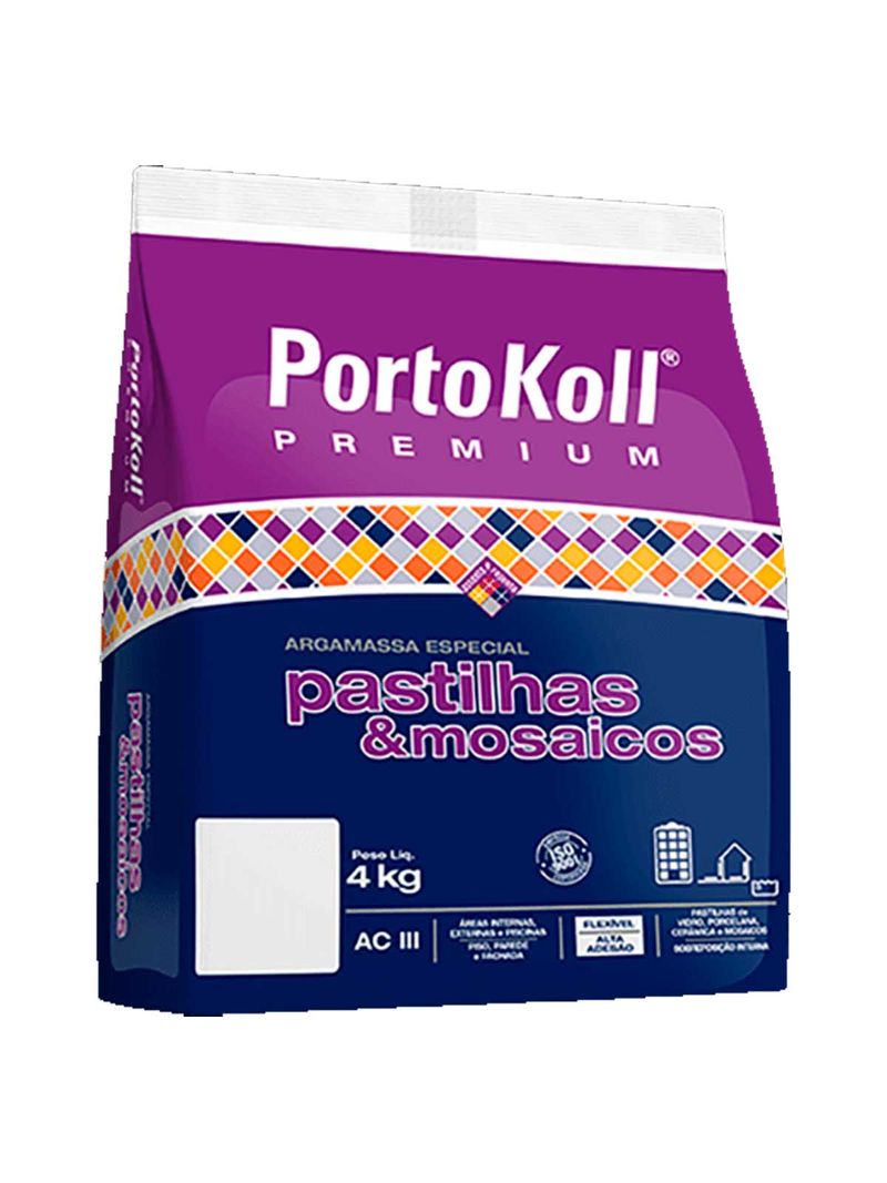 Argamassa-ACII-Pastilha-4Kg-Portokoll-Branca