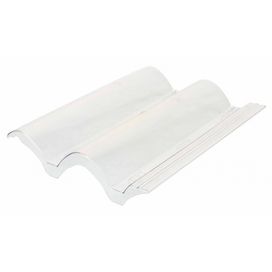 Telha Colonial Coppo Veneto 33X42Cm Atco  Transparente