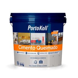 Cimento Queimado Balde 5kg Damasco Portokoll