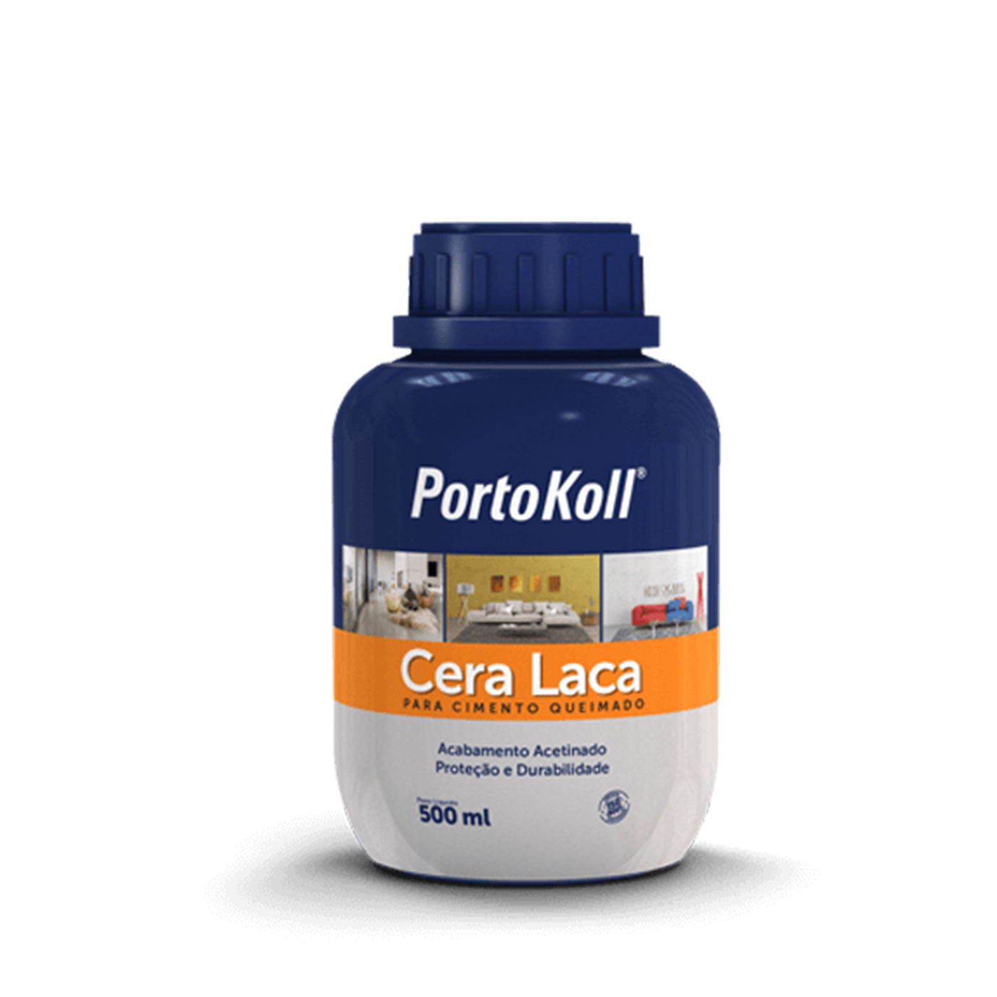 Cera Laca Para Cimento Queimado 500Ml Portokoll