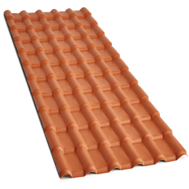 Telha Plana PVC 242x88 Cerâmica Precon Telhas