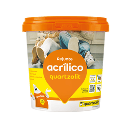 Rejunte Acrílico Pote 1kg Marrom Café Quartzolit
