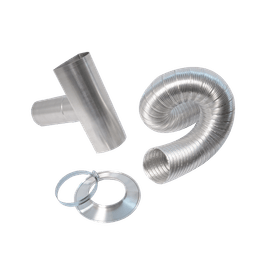 Kit Chaminé 3,0mx126mm Tee com 30cm Distak