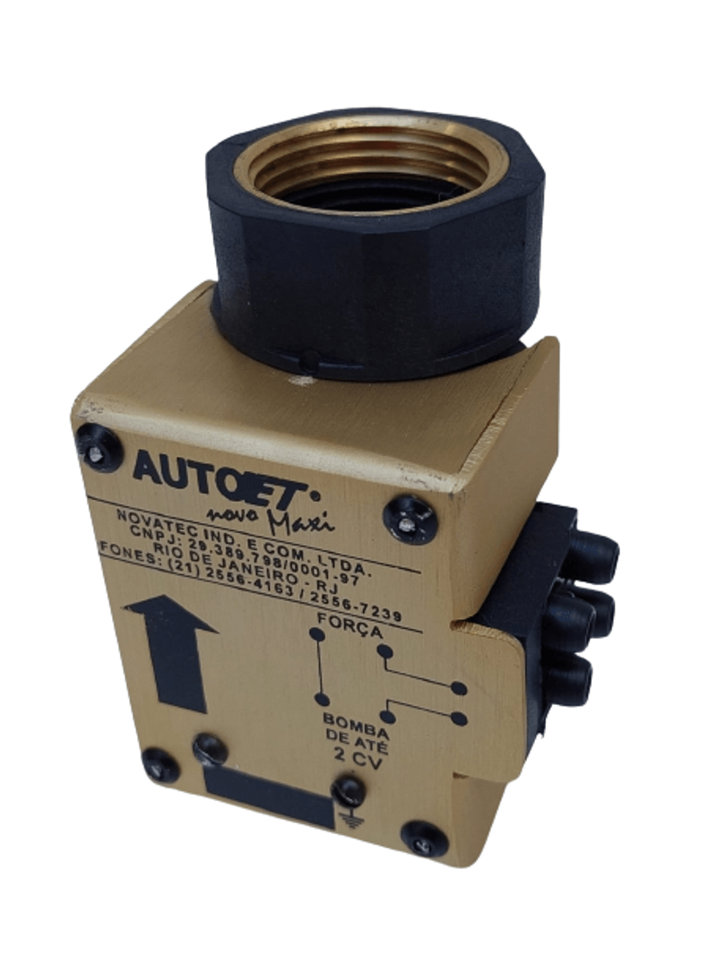 Fluxostato-Autojet-Maxi-Preto-Dourado-Novatec