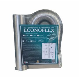 Kit Econoflex D.100x370mm Cano 30cm Alumínio Westaflex