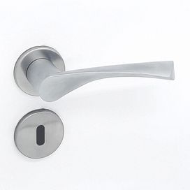 Fechadura 40 Interna Ideia 25249B Roseta Cromo Acetinado Haga