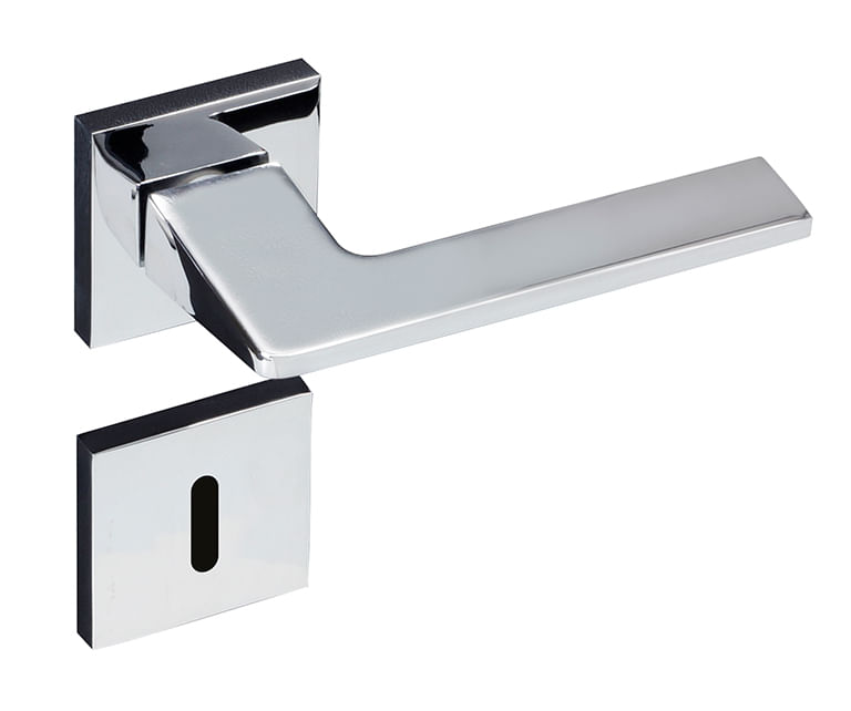 【しらたま】 Fechadura ZM Sara Roseta 901/502 Interna Cromado Pado