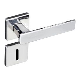 Fechadura Quadrada Zamac Cromada Interna Pado