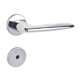Fechadura 55 WC 757 Roseta Inox Polido La Fonte