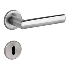 Fechadura 55 Interna 892 Roseta Inox Escovado La Fonte