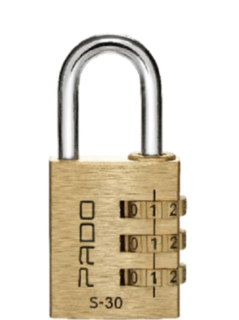 Cadeado-Segredo-Lt-30mm-Pado-Amarelo