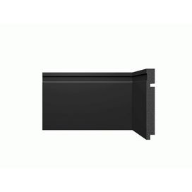 Rodapé 3480 Preto 240x150x16mm Santa Luzia