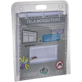 Tela Mosquiteiro 60x60cm com Velcro Branca Victoria Reggia
