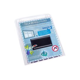 Tela Mosquiteiro Velcro 0,80x0,80 Preta Victória Reggia