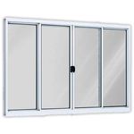 Janela-Correr-100x150-4-Folhas-sem-Grade-Aluminio-Branco-Uillian-Portas