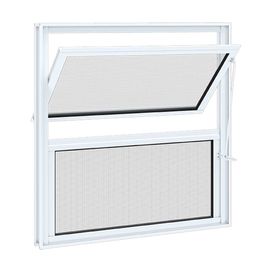 Janela Basculante 40x40 sem Grade Alumínio Branco