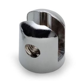 Suporte Para Vidro Boca De Jacaré 10mm Cromado Isero