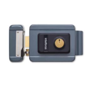 Fechadura Elétrica Cilindro Fx2000 Universal Cinza Intelbras