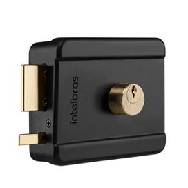 Fechadura Elétrica Cilindro Fixo Fx500 Preto Intelbras