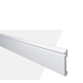 Rodapé Poliestireno FL2-BR Branco Gart