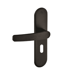 Fechadura 40 Interna Nano 21320B Espelho Preto Fosco Haga
