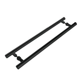 Puxador de Porta Tubular em Alumínio Preto 32mmx1000mm Reis Inox