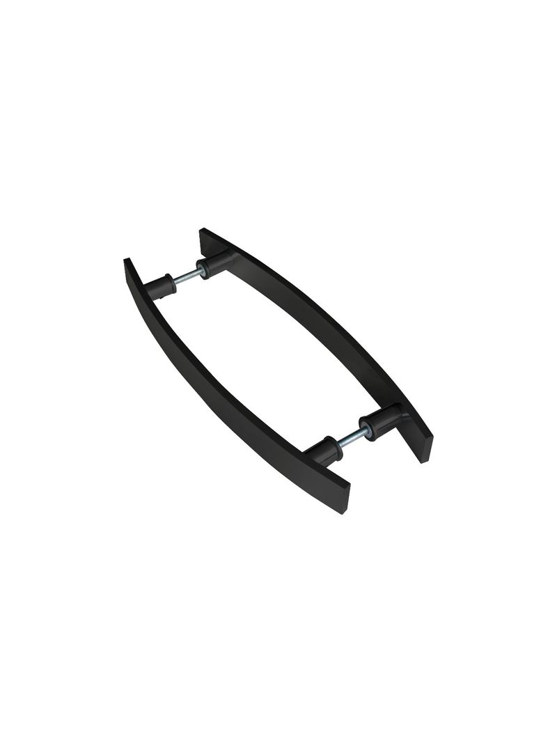 Puxador-de-Porta-Curvo-em-Aluminio-Macico-Preto-40mmx8mmx400mm-Reis-Inox-