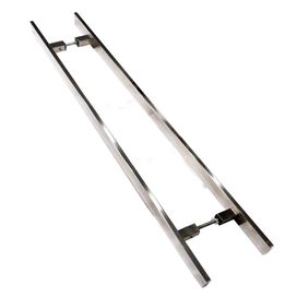Puxador de Porta Retangular 40x10x800MM em Inox Polido Reis Inox