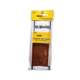 Puxador de Porta em Alumínio Polido Maciço 25x8x300x200MM Reis Inox