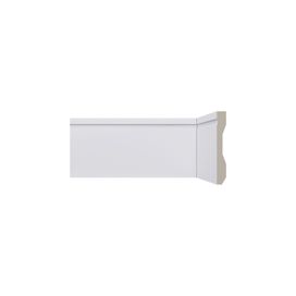 Rodapé Lev102 13x100x2400mm Branco Santa Luzia