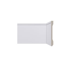 Rodapé Lev152 13x150x2400mm Branco Santa Luzia
