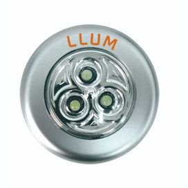 Luminária Touch 3 Leds Prata Bronzearte