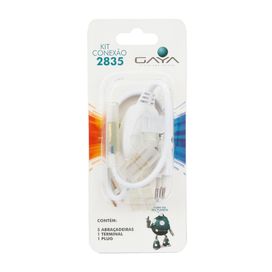 Kit Conexao 2835 (Plug/Abraçadeira/Terminal) Gaya