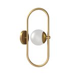 Arandela-Globe-IV-1XG9-9W-Dourado-Orluce